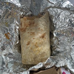 Bean and cheese burrito. Bean and cheese burrito.