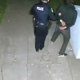 Arrested after breaking into our house - Allowed to loiter outside the 7-Eleven