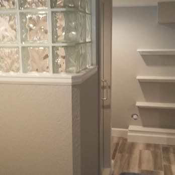 3R Services - With the space limited, we installed a long narrow bathroom in an old basement. This shows the shower. the toilet is beyond; ... - General Contractors Near Me - Wheat Ridge, Colorado