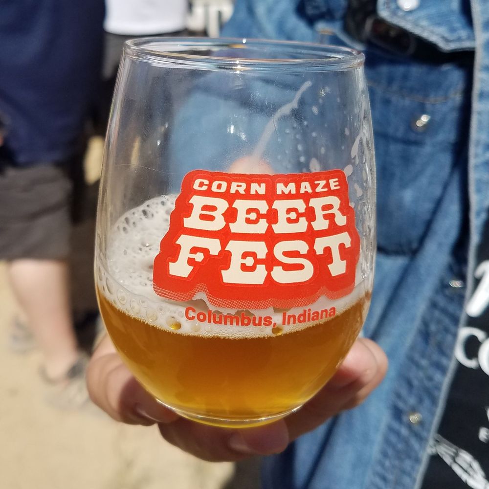 Corn Maze Beer Fest - One of the samples - Festivals Near Me - Columbus, Indiana