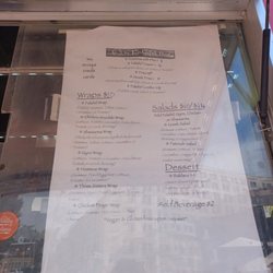 Falafel Bar - Food truck menu