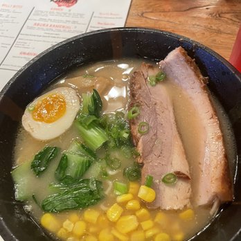 Ramen Belly - Ramen with miso broth and pork - Ramen Near Me - Iowa City, Iowa