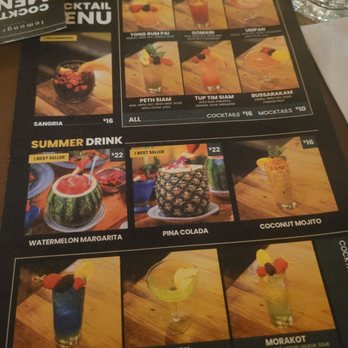Lemongrass Brooklyn - Drink menu - Thai Near Me - Brooklyn, New York