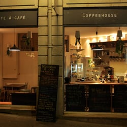 La Boîte à Café - Coffeeshop Mokxa - vue de nuit