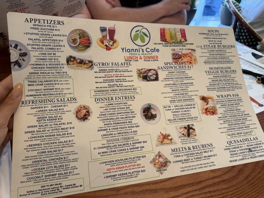 Menu photo 1 Yianni's Cafe Ocean City, NJ