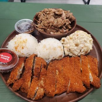 Ono Hawaiian Plates Central - Katsu chicken and kalua pork - Hawaiian Near Me - Minneapolis, Minnesota Ono Hawaiian Plates Central - Katsu chicken and kalua pork - Hawaiian Near Me - Minneapolis, Minnesota