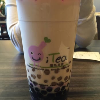 i-Tea - Panda Milk Tea (milk tea with black and white pearls) - Ramen Near Me - Milpitas, California i-Tea - Panda Milk Tea (milk tea with black and white pearls) - Ramen Near Me - Milpitas, California