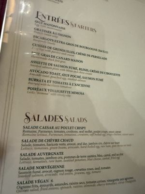 Menu photo 1 Le Bistro Marbeuf Paris, 75