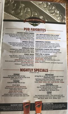 Menu photo 6 Mad Anthony's Auburn Tap Room Auburn, IN Menu photo 6 Mad Anthony's Auburn Tap Room Auburn, IN