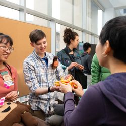 Olin College of Engineering - Olin students share their projects during the 2019 Fall Expo on campus.