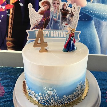 Amor Bakery - Beautiful 3 layer Disney Frozen cake - Bakeries Near Me - Rosemead, California