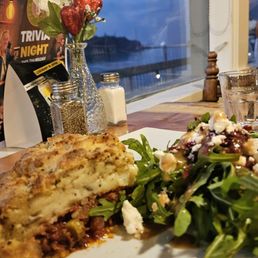 SHEPHERD'S | ground beef, onions, carrots, tomato, garlic mashed potatoes, parmesan. $16 SHEPHERD'S | ground beef, onions, carrots, tomato, garlic mashed potatoes, parmesan. $16