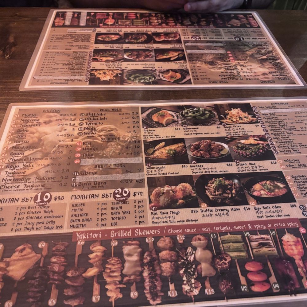 Mokutan Izakaya - Menu - Seafood Near Me - Thornhill, Ontario