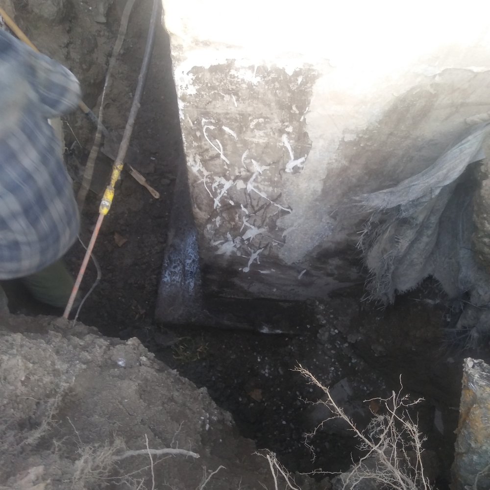 Braden Foundation Construction - Another company did not provide a proper foundation fix as was discovered when Braden opened up the corner. - Foundation Repair Near Me - Ottawa, Ontario