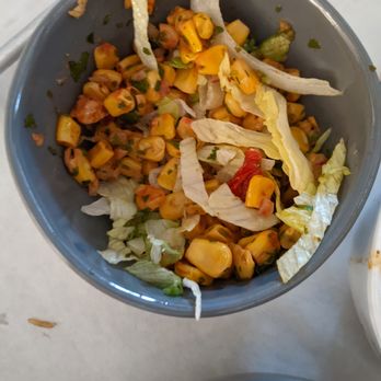 Chicken + Whiskey - I felt like the iceburg lettuce was unnecessary in the corn salad - Peruvian Near Me - Columbia, Maryland Chicken + Whiskey - I felt like the iceburg lettuce was unnecessary in the corn salad - Peruvian Near Me - Columbia, Maryland