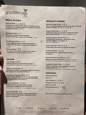 Menu photo 3 Good Life Cafe Columbia, SC Menu photo 3 Good Life Cafe Columbia, SC