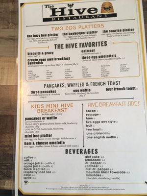 Menu photo 2 The Hive Restaurant Wellton, AZ