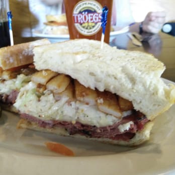 Stoneyard Brewing - Pittsburgh sammie at a Troegs tap takeover. - Bars Near Me Stoneyard Brewing - Pittsburgh sammie at a Troegs tap takeover. - Bars Near Me