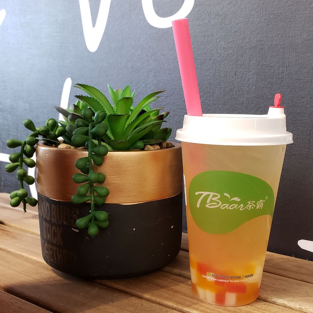 Tbaar Cafe Oakleaf - Lychee Lime Green Tea ($4) ** new containers ** - Cafes Near Me - Jacksonville, Florida
