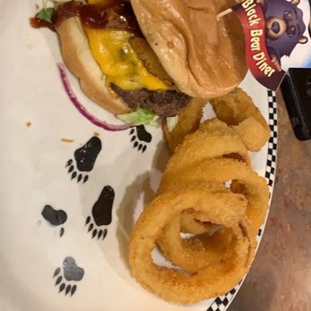 Black Bear Diner Reno - Western Cheeseburger and onion rings - American Near Me - Reno, Nevada