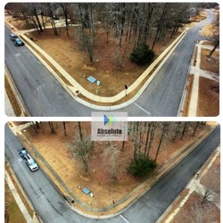 Absolute Cleaning Solutions - Sidewalk and curb cleaning for the HOA of Lake Forest in Alabaster.