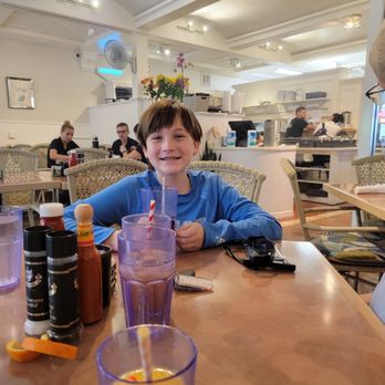 Jane's Cafe on 3rd - Orange juice served with a darling rubber duckie - Breakfast & Brunch Near Me - Naples, Florida Jane's Cafe on 3rd - Orange juice served with a darling rubber duckie - Breakfast & Brunch Near Me - Naples, Florida