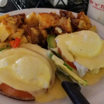 Eggs N Things - Eggs Benedict with potatoes - Breakfast & Brunch Near Me - Thousand Oaks, California Eggs N Things - Eggs Benedict with potatoes - Breakfast & Brunch Near Me - Thousand Oaks, California
