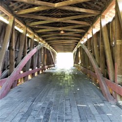Eugene Covered Bridge - Burr Arch-Truss