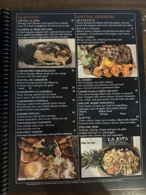 Menu photo 6 La Joya Bar & Grill Greer, SC