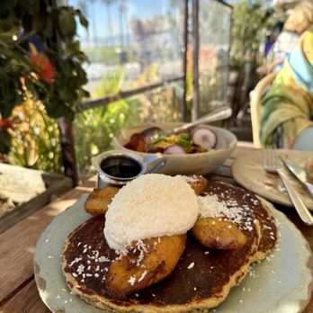 Fig Tree - Plantain and Coconut Pancakes - Cafes Near Me - Los Angeles, California