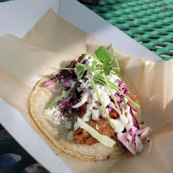 Block Taco - Sheepshead Fish Taco with slaw amd cilantro - Tacos Near Me - Wilmington, North Carolina Block Taco - Sheepshead Fish Taco with slaw amd cilantro - Tacos Near Me - Wilmington, North Carolina