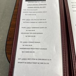 Route 11 Diner - Lunch specials.
