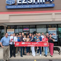 EZSHIP+ - Ribbon cutting event for our grand opening