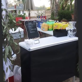 My Sister's Bartending Service - Bar set up from outside wedding - Bartenders Near Me My Sister's Bartending Service - Bar set up from outside wedding - Bartenders Near Me
