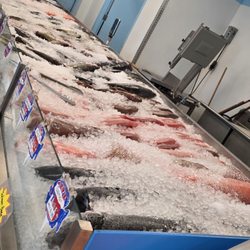 The variety is so extensive. This is a portion of fresh whole fish, there is frozen as well as already cleaned and ready for purchase.