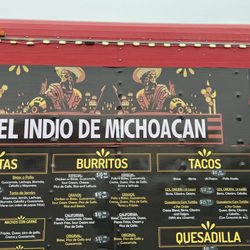 El INDIO de Michoacan - Menu