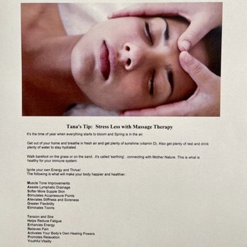 Tana's Wellness Spa - MASSAGE IS ESSENTIAL!!!TAKE CARE OF YOURSELF!!! - Skin Care Near Me - Orange, California