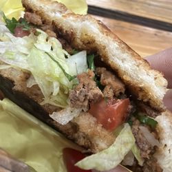 Hair inside the torta