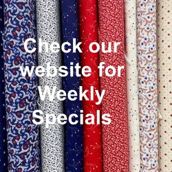 Anderson Fabrics Quilt Shop - Check our website for Weekly Specials.
Andersonfabricsquiltshop.com