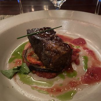 Coquette - Ratatouille with short rib - New American Near Me - New Orleans, Louisiana Coquette - Ratatouille with short rib - New American Near Me - New Orleans, Louisiana