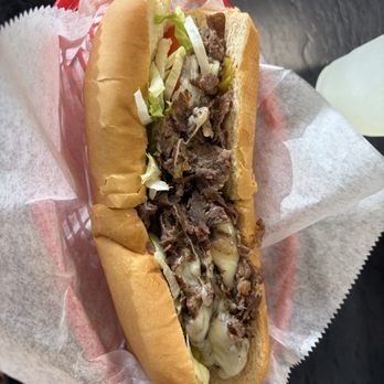 Ty’s Place - Cheesesteak w/ hots, mayo, lettuce, and tomato - Cheesesteaks Near Me - Halethorpe, Maryland Ty’s Place - Cheesesteak w/ hots, mayo, lettuce, and tomato - Cheesesteaks Near Me - Halethorpe, Maryland