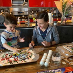 Trusting Connections - Nanny and child doing art activity