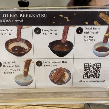 Kyoto Gyukatsu Katsuda - Sauces for your katsu - Japanese Near Me - Honolulu, Hawaii