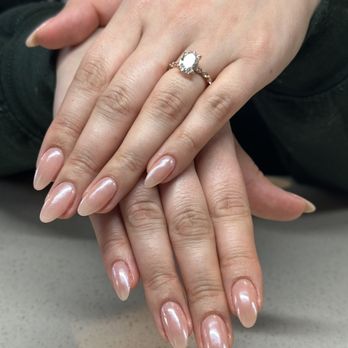 Kitchen Nail Bar - Coleman - Nude with chrome - Nail Salons Near Me - San Jose, California