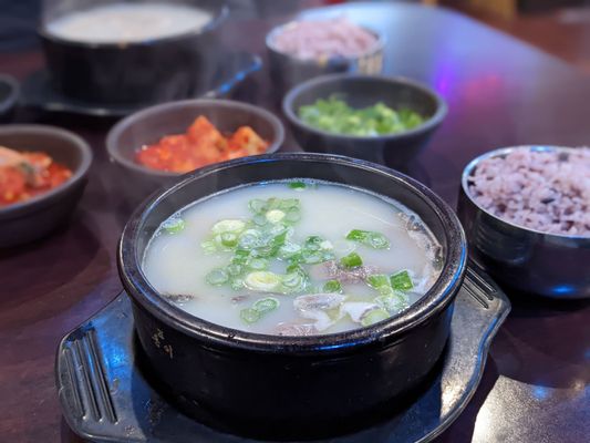 Traditional Korean Beef Soup by null