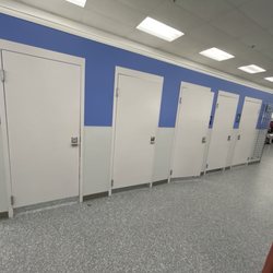 Five dressing rooms