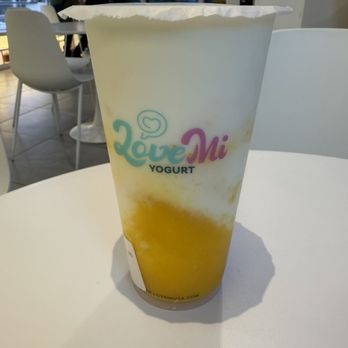 Love Mi Yogurt - Mango yoghurt - Bubble Tea Near Me - New York, New York Love Mi Yogurt - Mango yoghurt - Bubble Tea Near Me - New York, New York