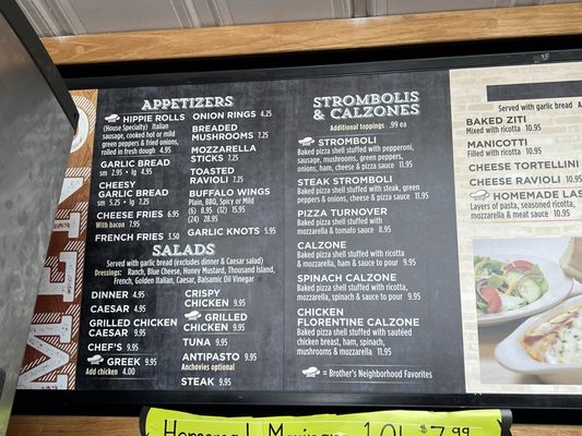 Menu photo 1 Brother's Pizza Fredericksburg, VA Menu photo 1 Brother's Pizza Fredericksburg, VA