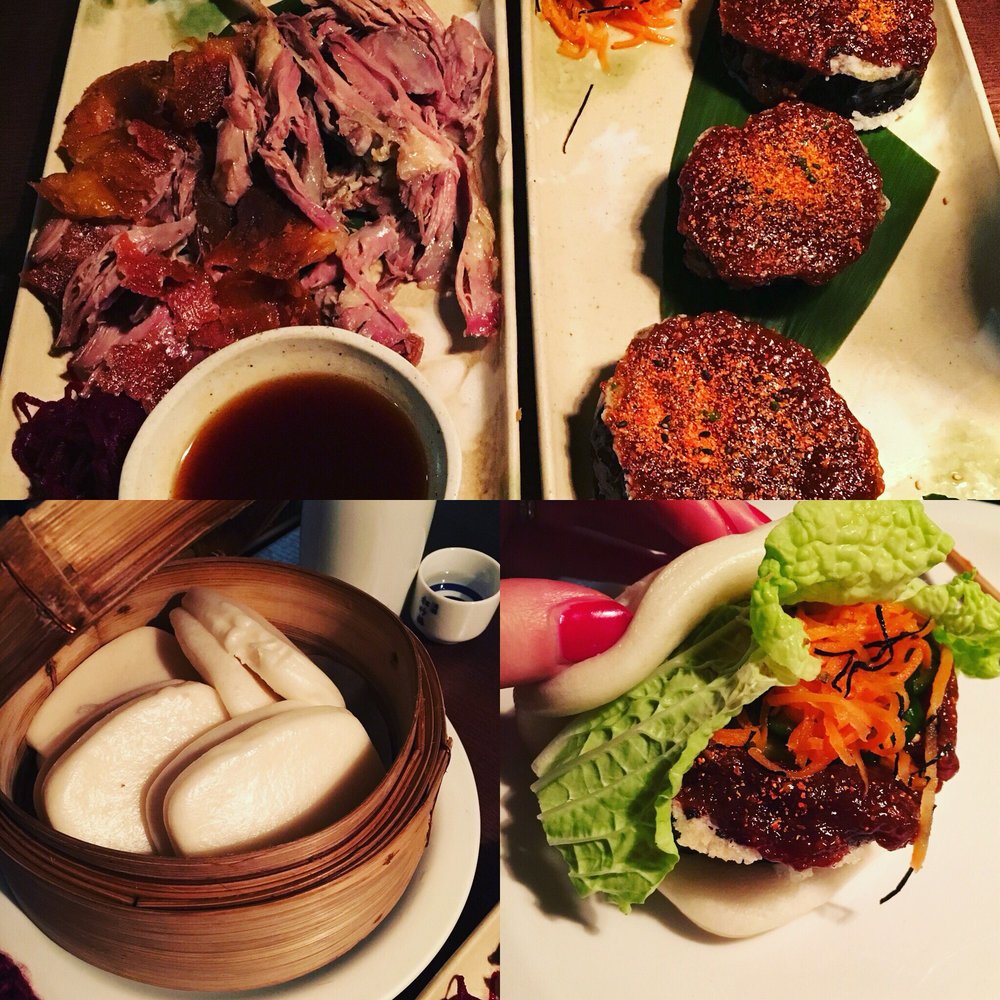 Flesh & Buns - Crispy duck and eggplant buns. Amazing! - Japanese Near Me - London, XGL Flesh & Buns - Crispy duck and eggplant buns. Amazing! - Japanese Near Me - London, XGL