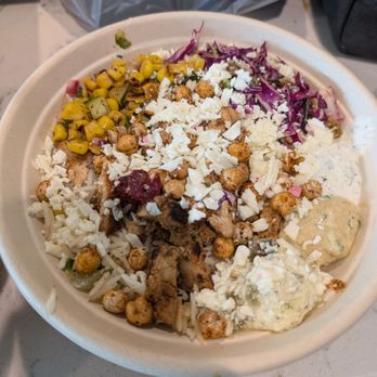 Mezeh - Chicken shawarma bowl - Halal Near Me - Fayetteville, North Carolina